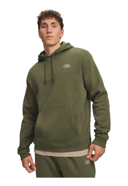 Buzo Hombre Under Armour Rival Fleece Hoodie Verde Under Armour