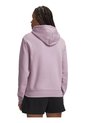 Buzo Mujer Under Armour Rival Fleece Shimmer Hoodie Rosado Under Armour de Under Armour