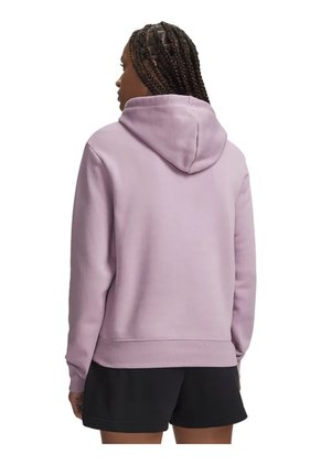 Buzo Mujer Under Armour Rival Fleece Shimmer Hoodie Rosado Under Armour