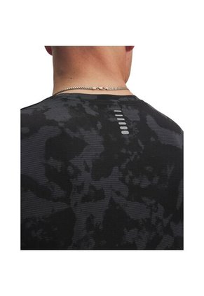 Camiseta Hombre Under Armour UA LAUNCH PRINTED SS Gris Under Armour