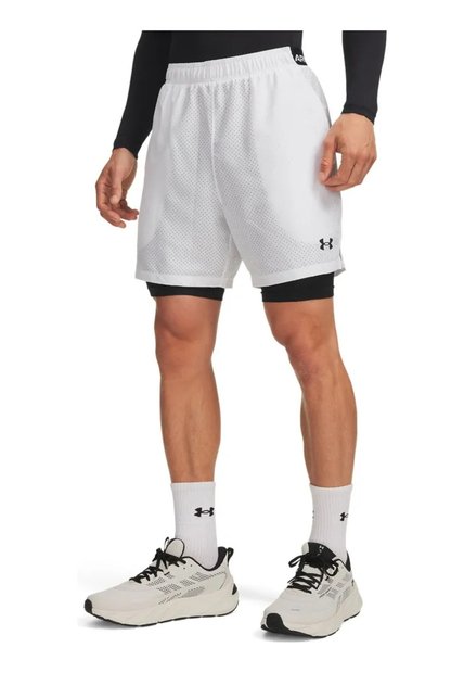 Short Hombre Under Armour Vnsh Wvn Short 2 2N1 Blanco Under Armour