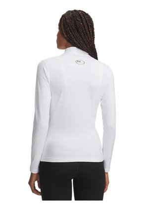 Camiseta De Compresión Mujer Under Armour Coldgear Mock Blanco Under Armour