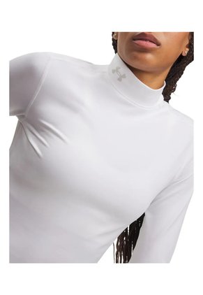 Camiseta De Compresión Mujer Under Armour Coldgear Mock Blanco Under Armour