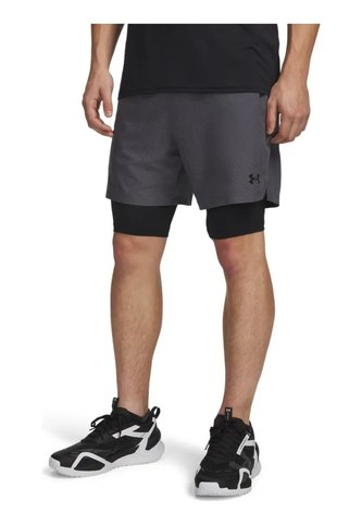 Short Hombre Under Armour Vnsh Wvn Short 2 2N1 Gris Under Armour Under Armour