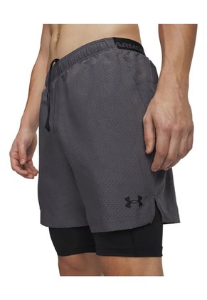 Short Hombre Under Armour Vnsh Wvn Short 2 2N1 Gris Under Armour