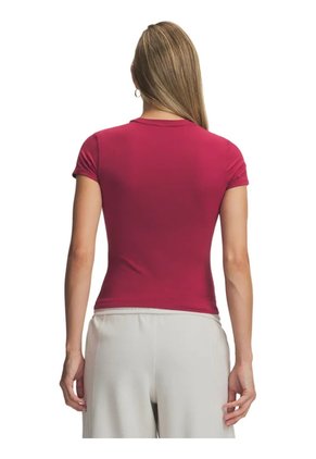 Camiseta De Compresión Mujer Under Armour Motion Fitted Training Rojo Under Armour