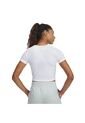 Camiseta Mujer Under Armour RIVAL RIB BABY TEE Blanco Under Armour de Under Armour