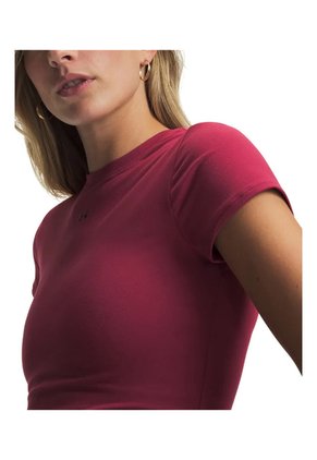 Camiseta De Compresión Mujer Under Armour Motion Fitted Training Rojo Under Armour