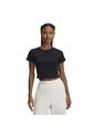 Camiseta Mujer Under Armour RIVAL RIB BABY TEE Negro Under Armour de Under Armour