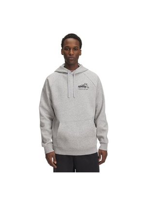 Buzo Hombre Under Armour RIVL FLC HBR LOGO HD Gris Under Armour