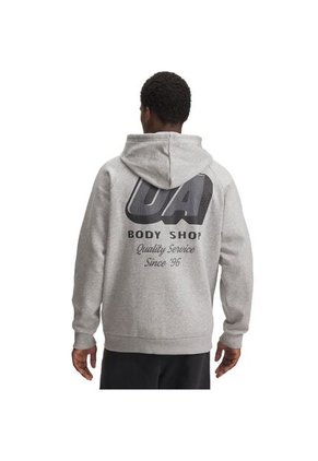 Buzo Hombre Under Armour RIVL FLC HBR LOGO HD Gris Under Armour