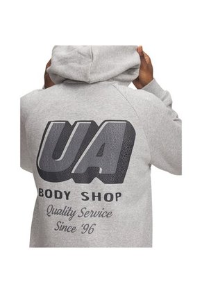 Buzo Hombre Under Armour RIVL FLC HBR LOGO HD Gris Under Armour