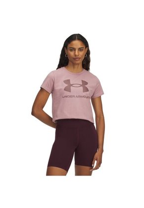 Camiseta Mujer Under Armour LOGO SS Rosado Under Armour