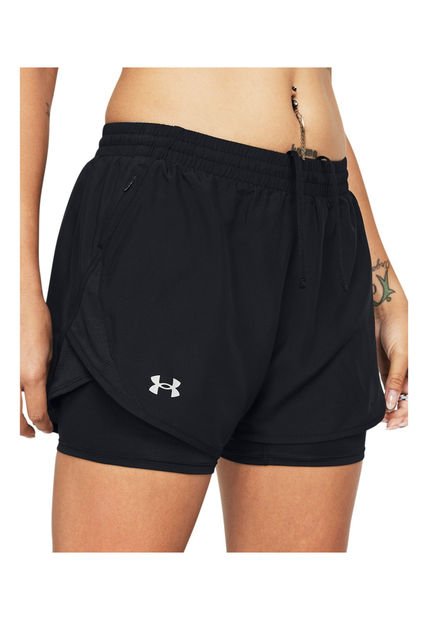 Short Mujer UNDER ARMOUR UA FLY BY 2N1 SHORTS Negro Under Armour