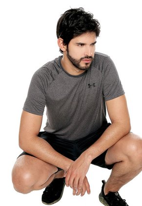 Camiseta Gris UNDER ARMOUR Carbon Heather