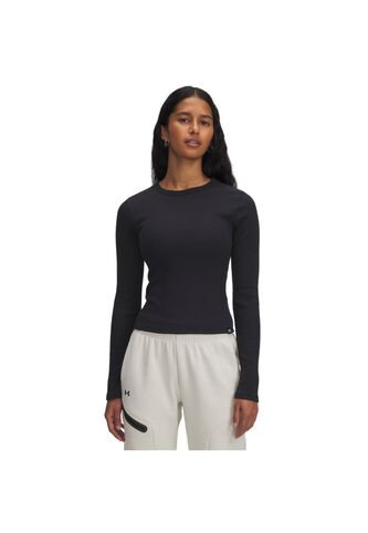 Camiseta Manga Larga Mujer Under Armour UA RIVAL RIB LS Negro Under Armour Under Armour