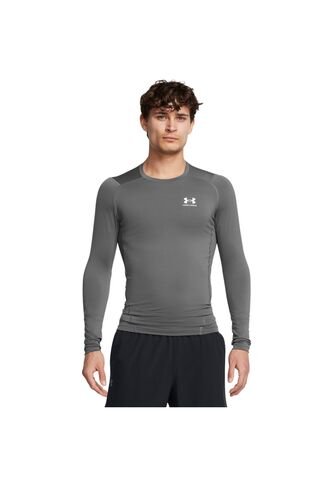 Camiseta Hombre UNDER ARMOUR UA HG ARMOUR COMP LS Gris Under Armour Under Armour
