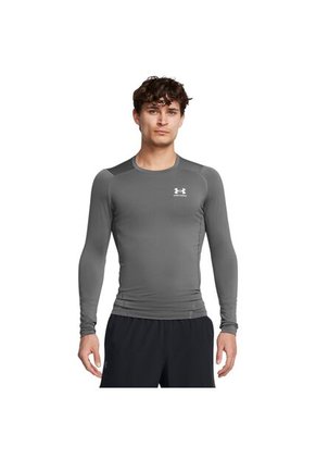 Camiseta Hombre UNDER ARMOUR UA HG ARMOUR COMP LS Gris Under Armour
