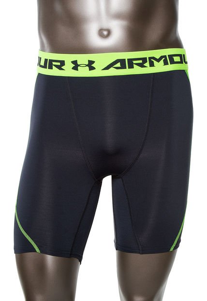 Bóxer Gris-Verde Neón Under Armour,