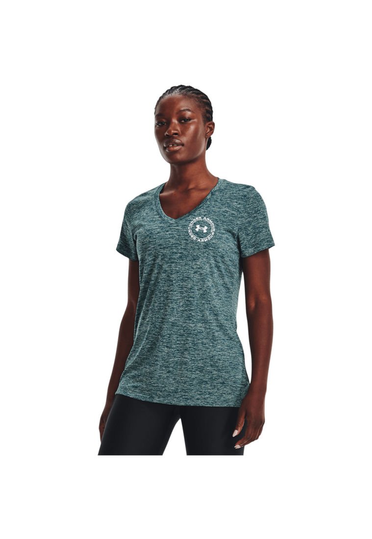 Camiseta Tech Twist LC Crest Para Mujer 1373050 716 5VR Under Armour Compra Ahora Dafiti Colombia