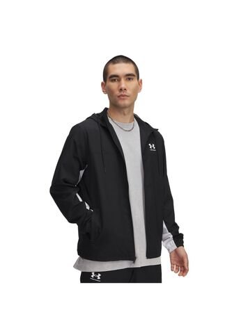Chaqueta Hombre Under Armour RIVL WVN WINDBREAKER Negro Under Armour Under Armour