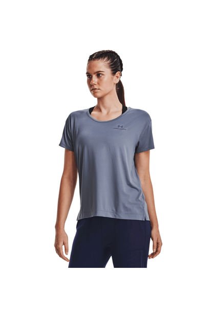 CAMISETA MUJER RUSH ENERGY CORE SS 1365683-767-6PV Under Armour