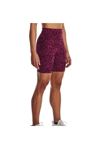 Short Under Armour Meridian Jacquard Mujer-Morado