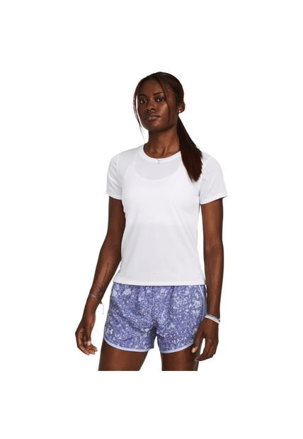 Camiseta Mujer UNDER ARMOUR LAUNCH SHORTSLEEVE Blanco Under Armour