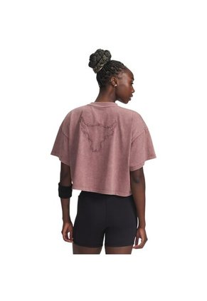 Camiseta Mujer Under Armour PJT RCK STTMNT GR SS Burdeo Under Armour