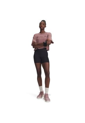 Camiseta Mujer Under Armour PJT RCK STTMNT GR SS Burdeo Under Armour