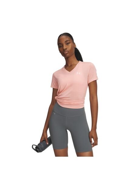 Camiseta Mujer Under Armour TECH SSV TWIST Rosado Under Armour