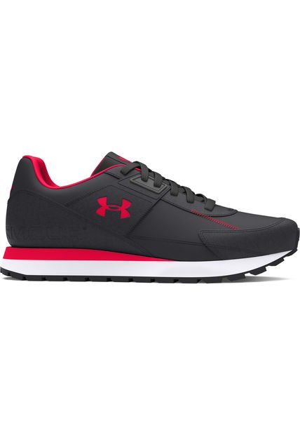 Tenis Hombre Under Armour Essential - Negro-Rojo