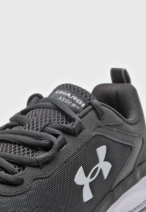 Tenis Running Blanco-Negro UNDER ARMOUR Charged Assert 9
