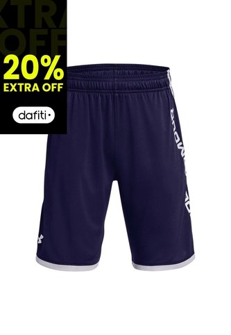 Pantaloneta Under Armour Stunt 3.0 Niño-Azul Under Armour