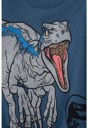 Buzo De Jurassic World Azul De Diseño Cerrado Para Niño 2T A 5T 3T