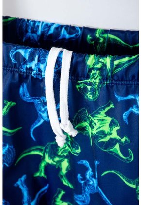 Conjunto De Baño De Jurassic Wold Manga Larga Azul Para Niño 2T A 5T 5T