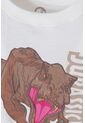 Camiseta De Jurassic Manga Corta Blanca Para Niño 2T A 5T 2T de Universal