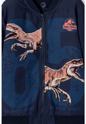 Chaqueta De Jurassic World Con Cierre Azul Para Niño 12