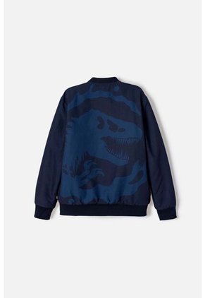 Chaqueta De Jurassic World Con Cierre Azul Para Niño 12