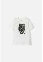 Camiseta De Jurassic World Manga Corta Blanca Para Niño 10 de Universal