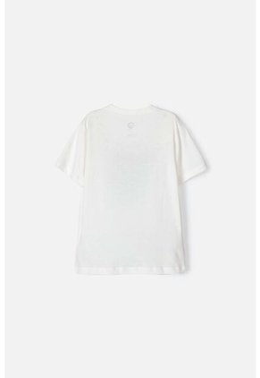 Camiseta De Jurassic World Manga Corta Blanca Para Niño 10