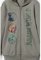 Buzo De Jurassic World Verde Con Capucha Para Niño 6 de Universal