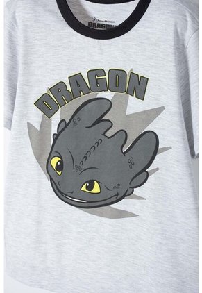 Pijama Cómo Entrenar A Tu Dragón Gris Y Negra De Pantalón Largo Para Niño 10