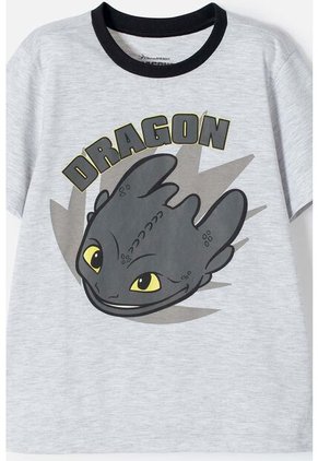 Pijama Cómo Entrenar A Tu Dragón Gris Y Negra De Pantalón Largo Para Niño 10