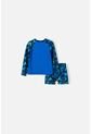 Conjunto De Baño De Jurassic Wold Manga Larga Azul Para Niño 2T A 5T 4T de Universal