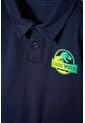 Camiseta Tipo Polo De Jurassic World Azul Oscura Niño 2T A 5T 3T de Universal