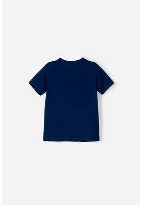 Camiseta De Jurassic World Manga Corta Azul Para Niño 2T