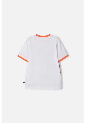 Camiseta De Jurassic World Manga Corta Blanco Para Niño 6