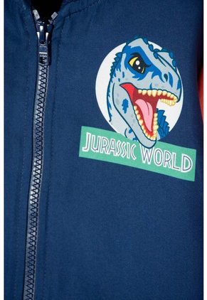 Chaqueta De Jurassic World Con Cierre Multicolor Para Niño 2T A 6T 4T
