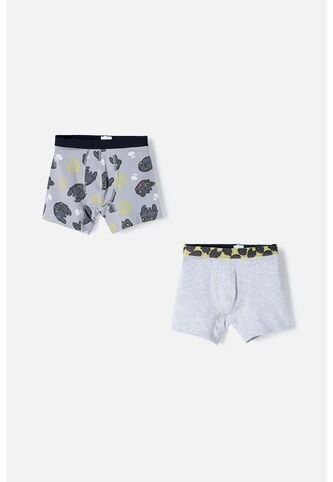 Pack X2 Boxer Cómo Entrenar A Tu Dragón Gris, Negro Y Verde En Dúo Para Niño 6 Universal